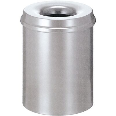 Vepa Cubos VB 101500 - Cubo de basura de acero plateado Vepa Cubos VB 101500 - Cubo de basura de acero plateado