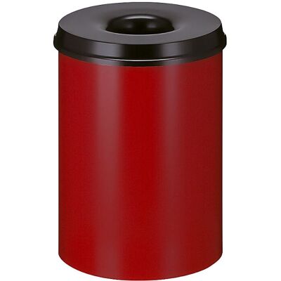 kaiserkraft Cubo de basura de acero - 30L - Extintor - Rojo kaiserkraft Cubo de basura de acero - 30L - Extintor - Rojo