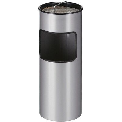 Cenicero de acero Kaiserkraft con cubo - 30L, Resistente al fuego Cenicero de acero Kaiserkraft con cubo - 30L, Resistente al fuego