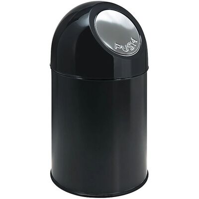 Kaiserkraft 30L Cubo de basura con tapa a presión - Interior Kaiserkraft 30L Cubo de basura con tapa a presión - Interior