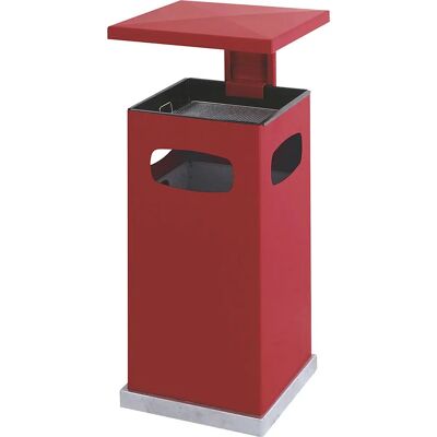 kaiserkraft 38 l Contenitore rifiuti con posacenere e tetto - Contenitore rifiuti kaiserkraft 38 l Contenitore rifiuti con posacenere e tetto - Contenitore rifiuti