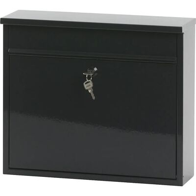Gegalvaniseerd stalen brievenbus - Antraciet - Wandmodel - 36x11x31.5cm Gegalvaniseerd stalen brievenbus - Antraciet - Wandmodel - 36x11x31.5cm