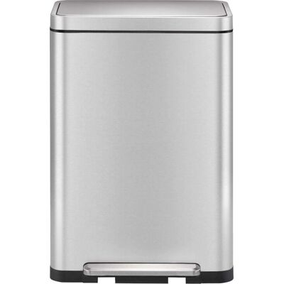 VidaXL EKO Pedal Papperskorg X-Cube - Rektangulär 45L - Tyst Låsning VidaXL EKO Pedal Papperskorg X-Cube - Rektangulär 45L - Tyst Låsning