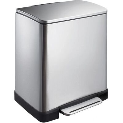 Vepa Conteneur en Inox Rectangulaire - Poubelle - Publicité Vepa Conteneur en Inox Rectangulaire - Poubelle - Publicité