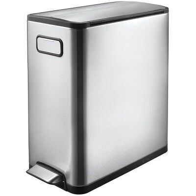 EKO Ecofly Pedal-Mülleimer 20L Silber EKO Ecofly Pedal-Mülleimer 20L Silber