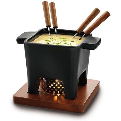 Boska Modelo 853529 Conjunto de Fondue de Cerâmica - 4 Pessoas Boska Modelo 853529 Conjunto de Fondue de Cerâmica - 4 Pessoas