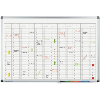 Legamaster Premium Jahresplaner - Vertikales Planungstafel Legamaster Premium Jahresplaner - Vertikales Planungstafel