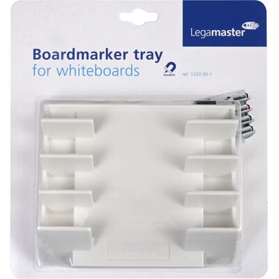 Legamaster 7-122000-1 Accessoire pour tableau blanc - Blanc - Support horizontal pour 4 marqueurs - Publicité Legamaster 7-122000-1 Accessoire pour tableau blanc - Blanc - Support horizontal pour 4 marqueurs - Publicité
