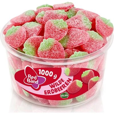 Red Band Bonbons à la fraise - Saveur douce de fraise - Publicité Red Band Bonbons à la fraise - Saveur douce de fraise - Publicité