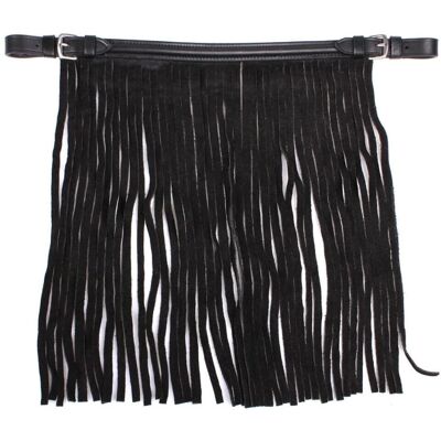 Franges en cuir QHP pour poney - Accessoires pour chevaux - Publicité Franges en cuir QHP pour poney - Accessoires pour chevaux - Publicité