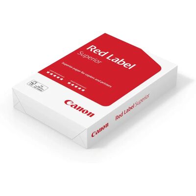 Canon Rote Label Superior A4 Kopierpapier - Weiß - Laser/Inkjet/Copy Canon Rote Label Superior A4 Kopierpapier - Weiß - Laser/Inkjet/Copy