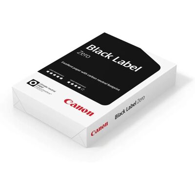 Canon Black Label Zero A4 Druckerpapier - 80 g/m², 500 Blatt Canon Black Label Zero A4 Druckerpapier - 80 g/m², 500 Blatt