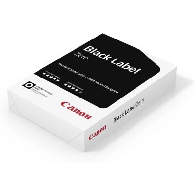 Canon Black Label Zero FSC Druckerpapier - A4, 80 g/m², 2500 Blatt Canon Black Label Zero FSC Druckerpapier - A4, 80 g/m², 2500 Blatt