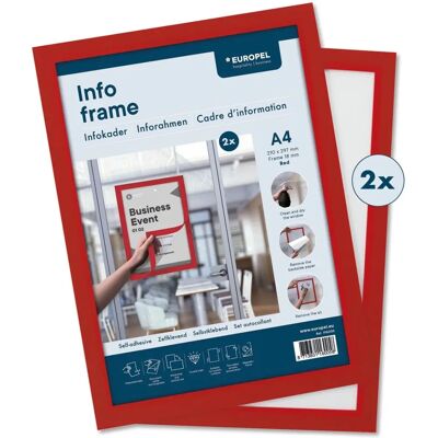 Unknown Brand Unknown Model - Clear Magnetic Frame - Pack of 2 Unknown Brand Unknown Model - Clear Magnetic Frame - Pack of 2