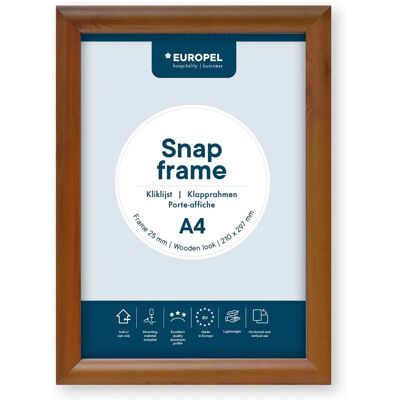 Europol Wandrahmen - 241x328mm - Aluminium Holzoptik - A4 geeignet Europol Wandrahmen - 241x328mm - Aluminium Holzoptik - A4 geeignet