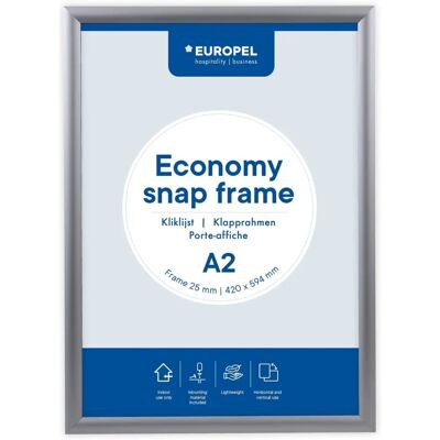 Europel A2 Zilveren Fotolijst - 25mm Profiel Europel A2 Zilveren Fotolijst - 25mm Profiel