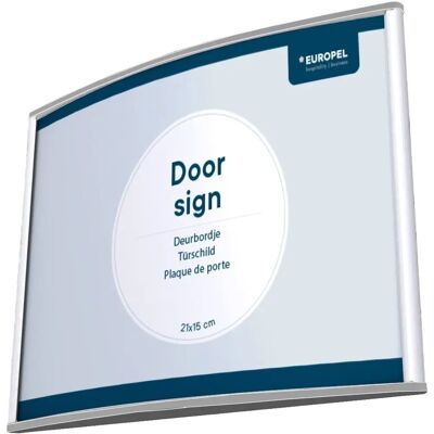 Europel 21x15cm Silber Türschild - Türschild Europel 21x15cm Silber Türschild - Türschild