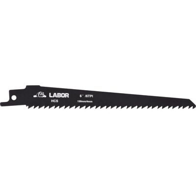 Labor reciprocatiezaagbladen - 150mm - 6 TPI - Hout Labor reciprocatiezaagbladen - 150mm - 6 TPI - Hout