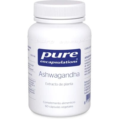 Pure Encapsulations Ashwagandha - Suplemento Herbal para o Estresse Pure Encapsulations Ashwagandha - Suplemento Herbal para o Estresse