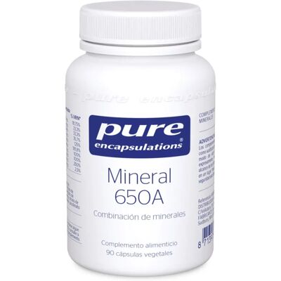 Pure Encapsulations Mineral 650A - Suplemento para o bem-estar diário Pure Encapsulations Mineral 650A - Suplemento para o bem-estar diário
