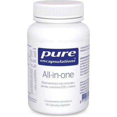 Pure Encapsulations All-In-One 60 cápsulas - Suplemento alimentar Pure Encapsulations All-In-One 60 cápsulas - Suplemento alimentar