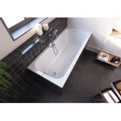 Riho Dola Rechteck-Badewanne - Einbau, 170x75cm, 225L - Bad Riho Dola Rechteck-Badewanne - Einbau, 170x75cm, 225L - Bad