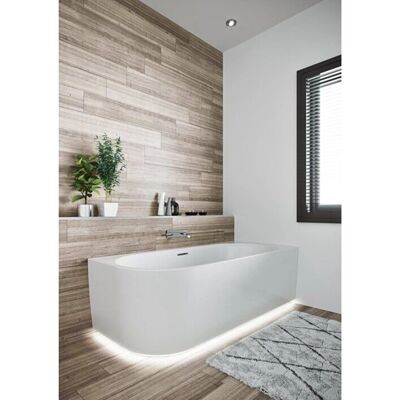 RIHO Desire Wanna narożna LED - Biała - 184x84x60cm - 230L RIHO Desire Wanna narożna LED - Biała - 184x84x60cm - 230L