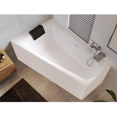 RIHO Biała wanna narożna - Plug&Play, 170x110x62cm, 240L, Prawa RIHO Biała wanna narożna - Plug&Play, 170x110x62cm, 240L, Prawa