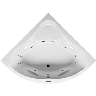 Rura kąpielowa RIHO biała narożna z systemem Joy - 140x140 - 2 miejsca Rura kąpielowa RIHO biała narożna z systemem Joy - 140x140 - 2 miejsca