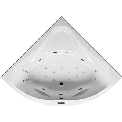 RIHO Neo wanna narożna - 150x150x49cm - Biała - HydroMassage Bliss RIHO Neo wanna narożna - 150x150x49cm - Biała - HydroMassage Bliss
