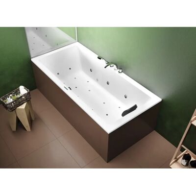 Wanna prostokątna RIHO Lusso - Lewa - Hydromasaż, LED chromoterapia, 2 miejsca Wanna prostokątna RIHO Lusso - Lewa - Hydromasaż, LED chromoterapia, 2 miejsca