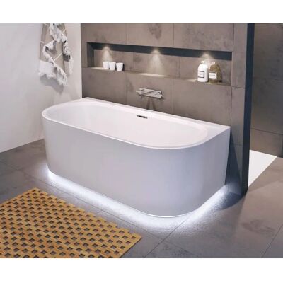 Wanna Riho Desire Back2-Wall z LED - 180x84cm - Akryl - Biały Wanna Riho Desire Back2-Wall z LED - 180x84cm - Akryl - Biały