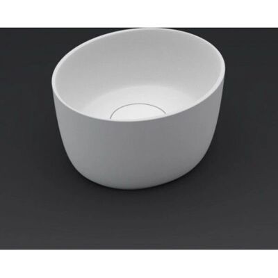 Riho Owalny Umywalka z Solid Surface - Umywalka naścienna Riho Owalny Umywalka z Solid Surface - Umywalka naścienna