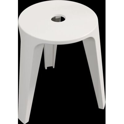 Riho Silla Badhocker - Rund, Praktisch, Langlebiger Solid Surface Riho Silla Badhocker - Rund, Praktisch, Langlebiger Solid Surface