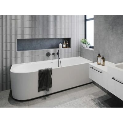 RIHO Desire Eck-Badewanne - Linke Variante, 230L, Weiß RIHO Desire Eck-Badewanne - Linke Variante, 230L, Weiß