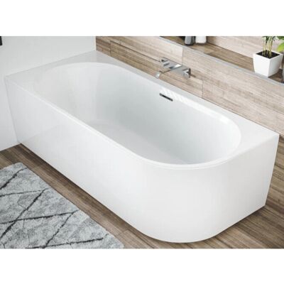 RIHO Desire Eck-Badewanne - LED, Weiß Seidenmatt, 184x84x60cm RIHO Desire Eck-Badewanne - LED, Weiß Seidenmatt, 184x84x60cm