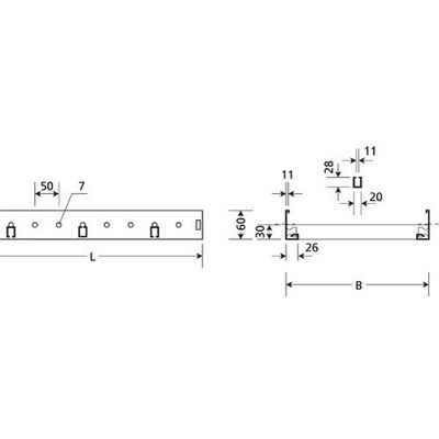 Legrand 8311493, Kabelschlauch + Kabelschutz - Cable Tray Accessory Legrand 8311493, Kabelschlauch + Kabelschutz - Cable Tray Accessory