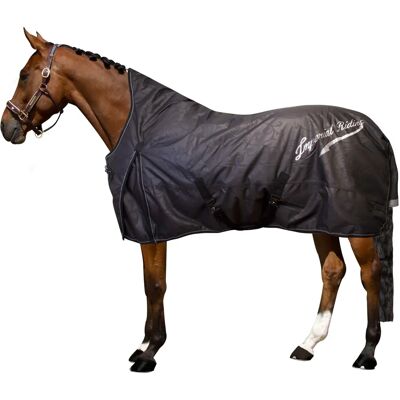 Couverture pour Chevaux Imperial Riding - Noire - Super-dry 300g - Publicité Couverture pour Chevaux Imperial Riding - Noire - Super-dry 300g - Publicité