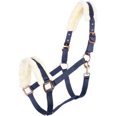 Harnais pour cheval en fausse fourrure IRHClassic Fur - Headcollar - Publicité Harnais pour cheval en fausse fourrure IRHClassic Fur - Headcollar - Publicité