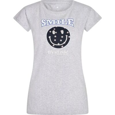 Imperial Riding IRHSmiley Stars Grau Heather XL - T-shirt Imperial Riding IRHSmiley Stars Grau Heather XL - T-shirt