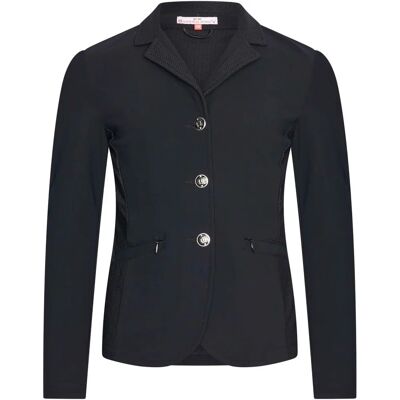 Imperial Riding Kinder Turnierblazer IRHAir Mesh Schwarz - Turnierblazer Imperial Riding Kinder Turnierblazer IRHAir Mesh Schwarz - Turnierblazer
