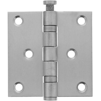 Intersteel Edelstahl Kugellager-Scharnier - 76x76mm, Extensibler Stift - Türbeschlag Intersteel Edelstahl Kugellager-Scharnier - 76x76mm, Extensibler Stift - Türbeschlag
