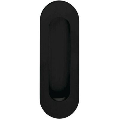 Intersteel - Edelstahl Schwarz Oval Schiebetürgriff - 120mm Intersteel - Edelstahl Schwarz Oval Schiebetürgriff - 120mm