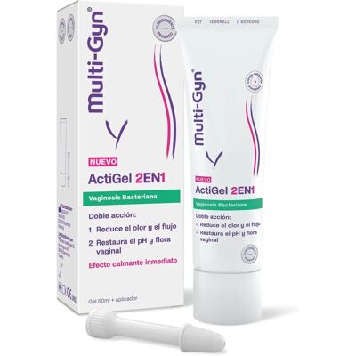 Multi-Gyn Actigel 2 en 1 - Gel vaginal pour femmes - Publicité Multi-Gyn Actigel 2 en 1 - Gel vaginal pour femmes - Publicité