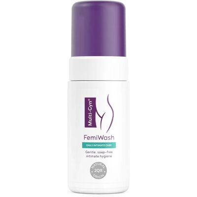 Multi-Gyn Femiwash Mousse douce pour l'hygiène intime 100mL - Publicité Multi-Gyn Femiwash Mousse douce pour l'hygiène intime 100mL - Publicité