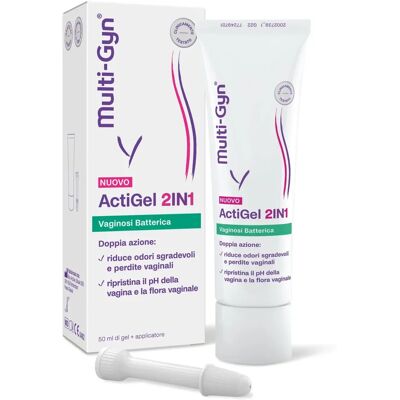 Multi-Gyn ActiGel 2in1 Gel Vaginal - Tratamiento de Vaginosis Bacteriana Multi-Gyn ActiGel 2in1 Gel Vaginal - Tratamiento de Vaginosis Bacteriana