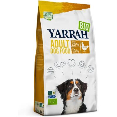 Yarrah Bio Organiczna Karma dla Psów - Różne Rodzaje - Dla Dorosłych z Kurczakiem - 10kg Yarrah Bio Organiczna Karma dla Psów - Różne Rodzaje - Dla Dorosłych z Kurczakiem - 10kg