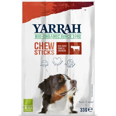 Yarrah Bio Bâtonnets à Mâcher pour Chiens - Pack Économique: 3 x 33g - Friandises pour chiens - Publicité Yarrah Bio Bâtonnets à Mâcher pour Chiens - Pack Économique: 3 x 33g - Friandises pour chiens - Publicité