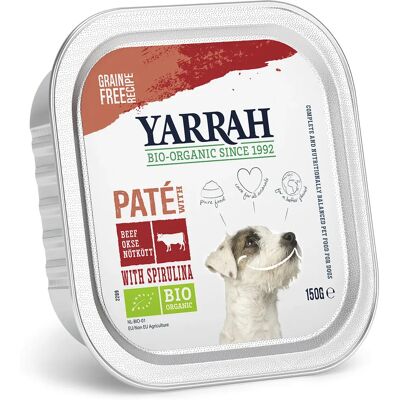 Yarrah Pâté Bio - Nourriture pour chiens avec viande et spiruline biologiques - Publicité Yarrah Pâté Bio - Nourriture pour chiens avec viande et spiruline biologiques - Publicité