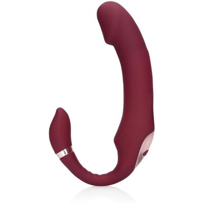 Loveline Raisin Merlot Vibrant Flexible Sans Bretelles - Jouet Adulte Loveline Raisin Merlot Vibrant Flexible Sans Bretelles - Jouet Adulte